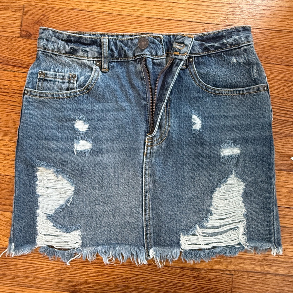 Forever 21 Blue Denim Skirt